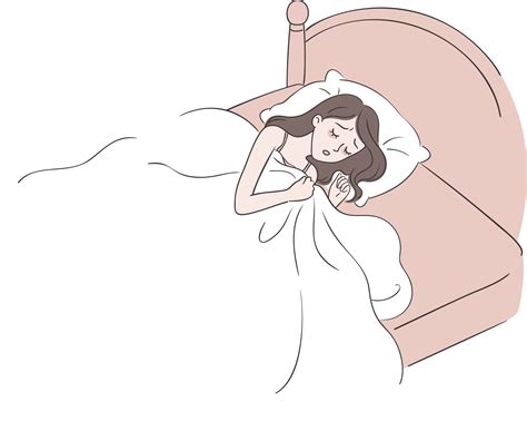 Girl Sleeping Restlessly 13650742 Vector Art at Vecteezy