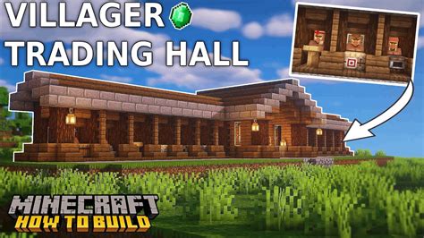 Minecraft: How to Build a Villager Trading Hall - YouTube