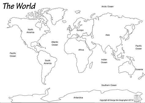 world map outline - Google Search | World map printable, World map ...