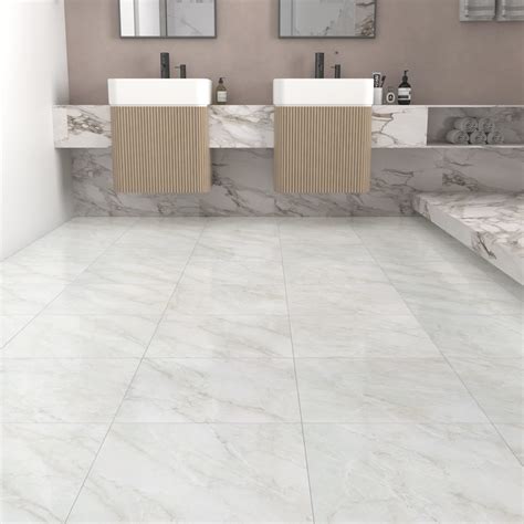 Buy WESTICK Bathroom Tiles Floor Peel and Stick Waterproof Laminate ...