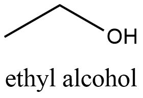 Draw the Lewis structure for ethyl alcohol. | Homework.Study.com