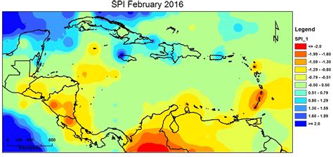 SPI Monitor February 2016 – Caribbean Regional Climate Centre