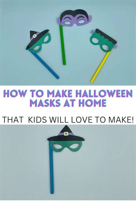 How to Make Halloween Masks at Home - Easy Crafts For Kids