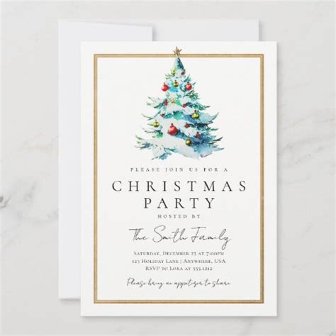 Christmas Party Invitation | Zazzle