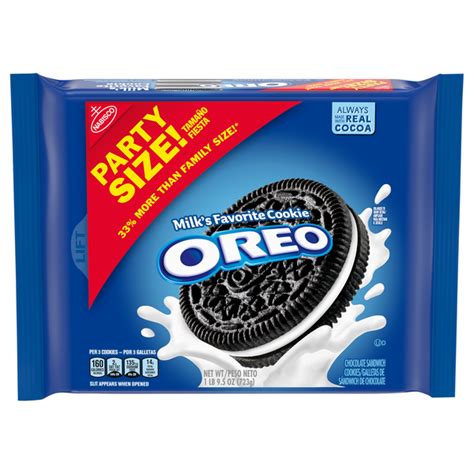 Oreo Package Size