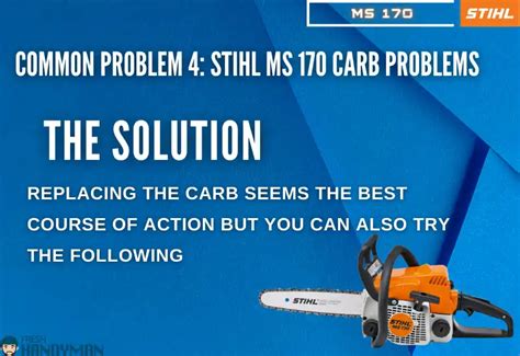 Stihl MS170 Won't Start/Starting Problem? Detailed Solutions