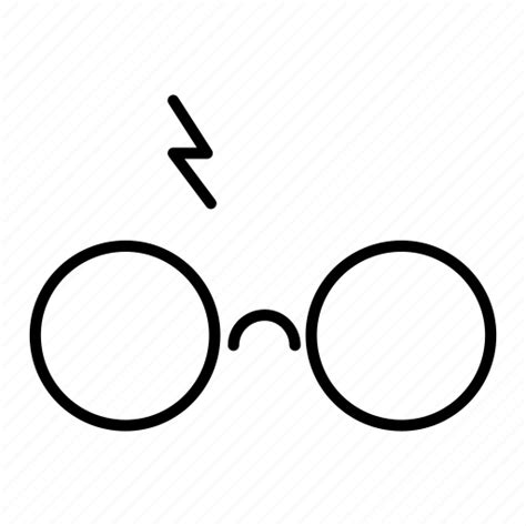 Collection, final, glasses, harry, potter, round, scar icon - Download ...