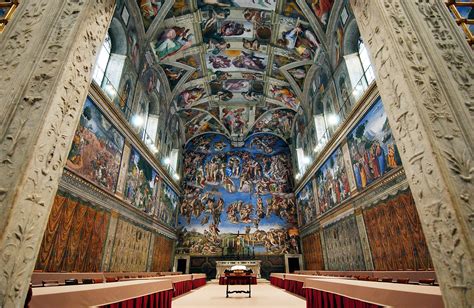 The Sistine Chapel Ceiling By Michelangelo Was Painted Using Which ...