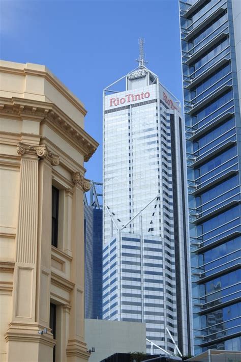 Rio Tinto Office Tower, Perth, Western Australia Editorial Image ...