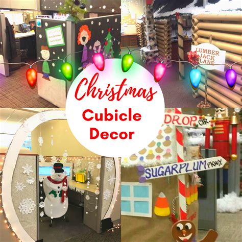 50+ Easy DIY Cubicle Christmas Decorations to Decorate Like a Boss ...