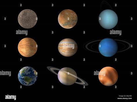 The 9 Planets Solar System