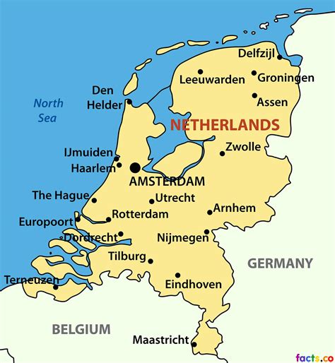 Netherlands Map With Cities | Hot Sex Picture