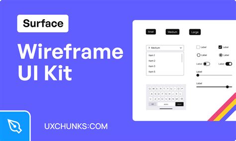 Wireframe UI Kit (Figma) - uxchunks | Figma Community