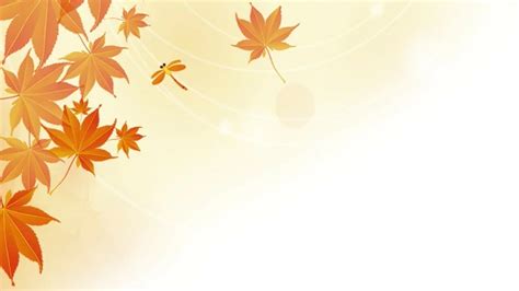 Seven autumn maple leaves PowerPoint backgrounds & Google Slides