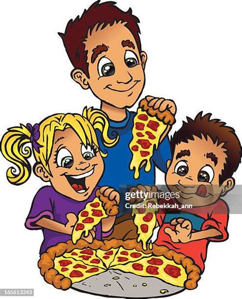 30 Pizza Party Cartoon Stock Photos, High-Res Pictures, and Images ...