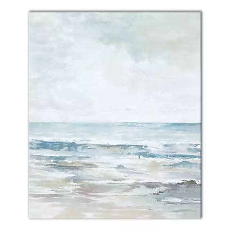 Light Painted Beach Coastal Canvas Art Print | Kirklands Home