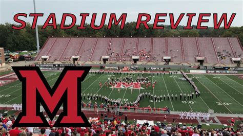 Miami (OH) U. Football Yager Stadium REVIEW - YouTube