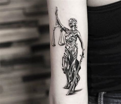 Scales of Justice tattoo by Guillaume Martins | Photo 31760