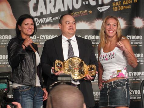 Exclusive Photos: Carano vs Cyborg Press Conference