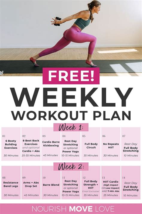 Free Printable Gym Workout Plans