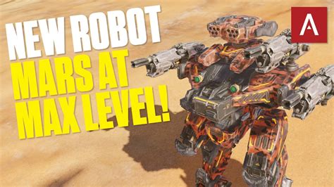 NEW Mars Robot with Legendary Pilot! War Robots 8.4 Gameplay Live - YouTube