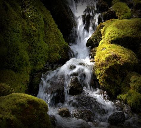 Waterfalls in the North Cascades Stock Image - Image of cascades ...