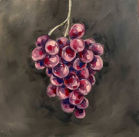 Grapes Painting by Ekaterina V | Saatchi Art