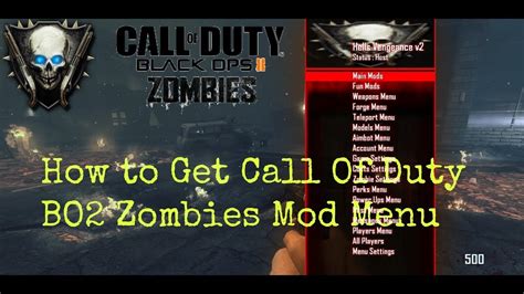 How to use mod menu bo2