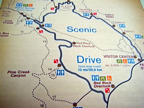 Red Rock Canyon 1 | Map of the 13-mile Scenic Drive Red Rock… | Flickr