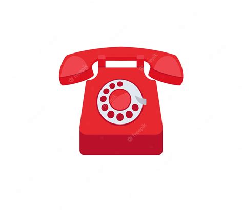 Premium Vector | Old telephone vector isolated icon. emoji illustration ...