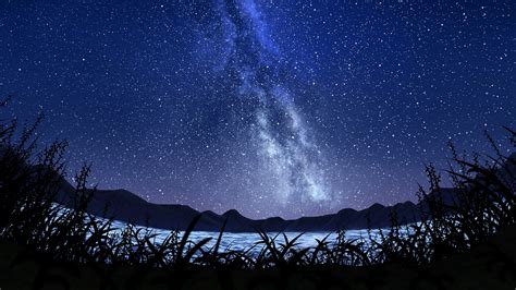 4K Stars Starry Sky Milky Way Wallpaper - [3840x2160]