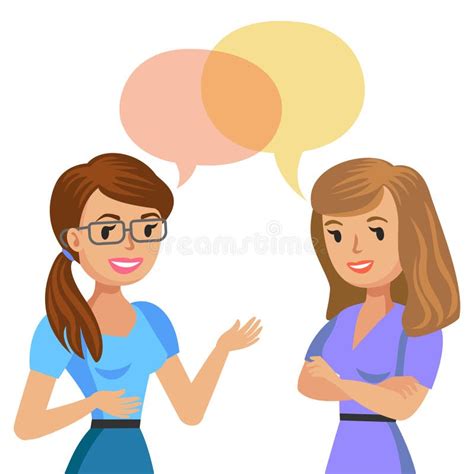 Women talking stock vector. Illustration of lifestyle - 32818667