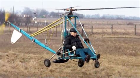 Homemade Helicopter Flight Test