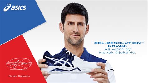 Novak signs with Asics Footwear, introduces new shoe – Novak Djokovic