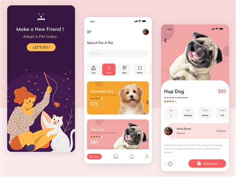 Best Pet Adoption App by Excellent Webworld on Dribbble