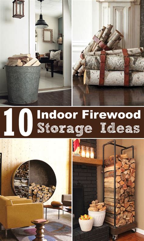 10 Indoor Firewood Storage Ideas