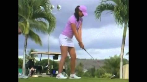 Golf Swing - Michelle Wie Powerful Set-Up and Swing.wmv - YouTube