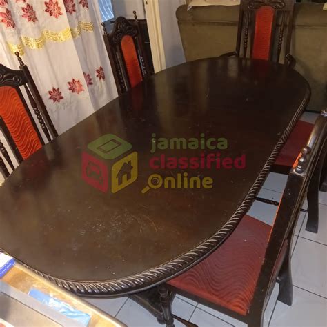 For Sale: 5 Piece Wooden Dining Table Set - Portmore