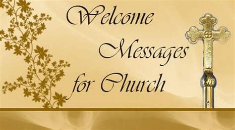 Welcome Visitors To Church Quotes - lineagetips