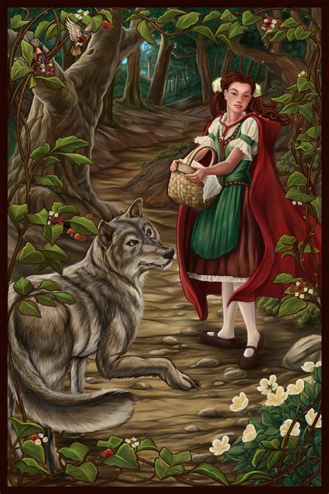 Fairy Tale II Red Riding Hood by MBoulad on DeviantArt