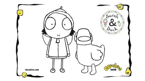 Free Printable Sarah And Duck Coloring Pages