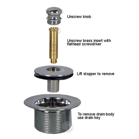 DIY - How To Remove a Bathtub Drain Stopper