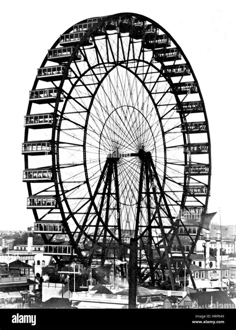 1893 worlds fair ferris wheel hi-res stock photography and images - Alamy