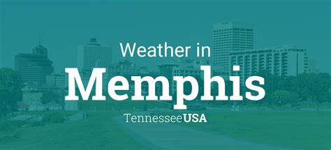 Weather for Memphis, Tennessee, USA