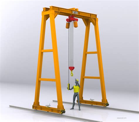 Gantry Crane plans - Download DIY Gantry crane drawings