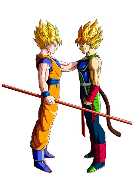 Son Goku and Bardock by orco05 on DeviantArt