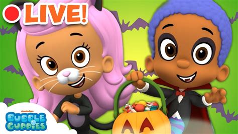 🔴LIVE: Happy Halloween 🎃 w/ Bubble Guppies! Bubble Guppies Songs, Games ...