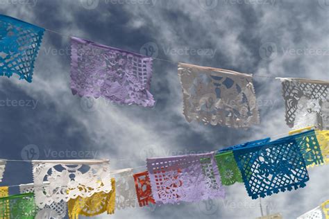 Mexican fiesta party traditional small flags 18761349 Stock Photo at ...