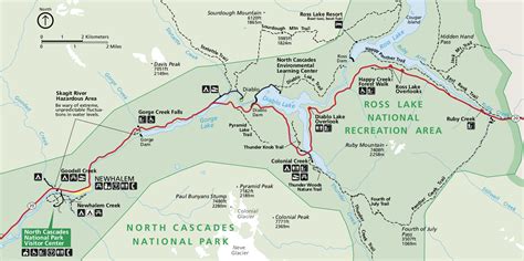 Map of North Cascades - Park JunkiePark Junkie