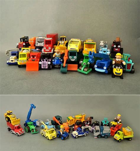 5pcs/lot Bob The Builder alloy car toy metal Construction Vehicles ...